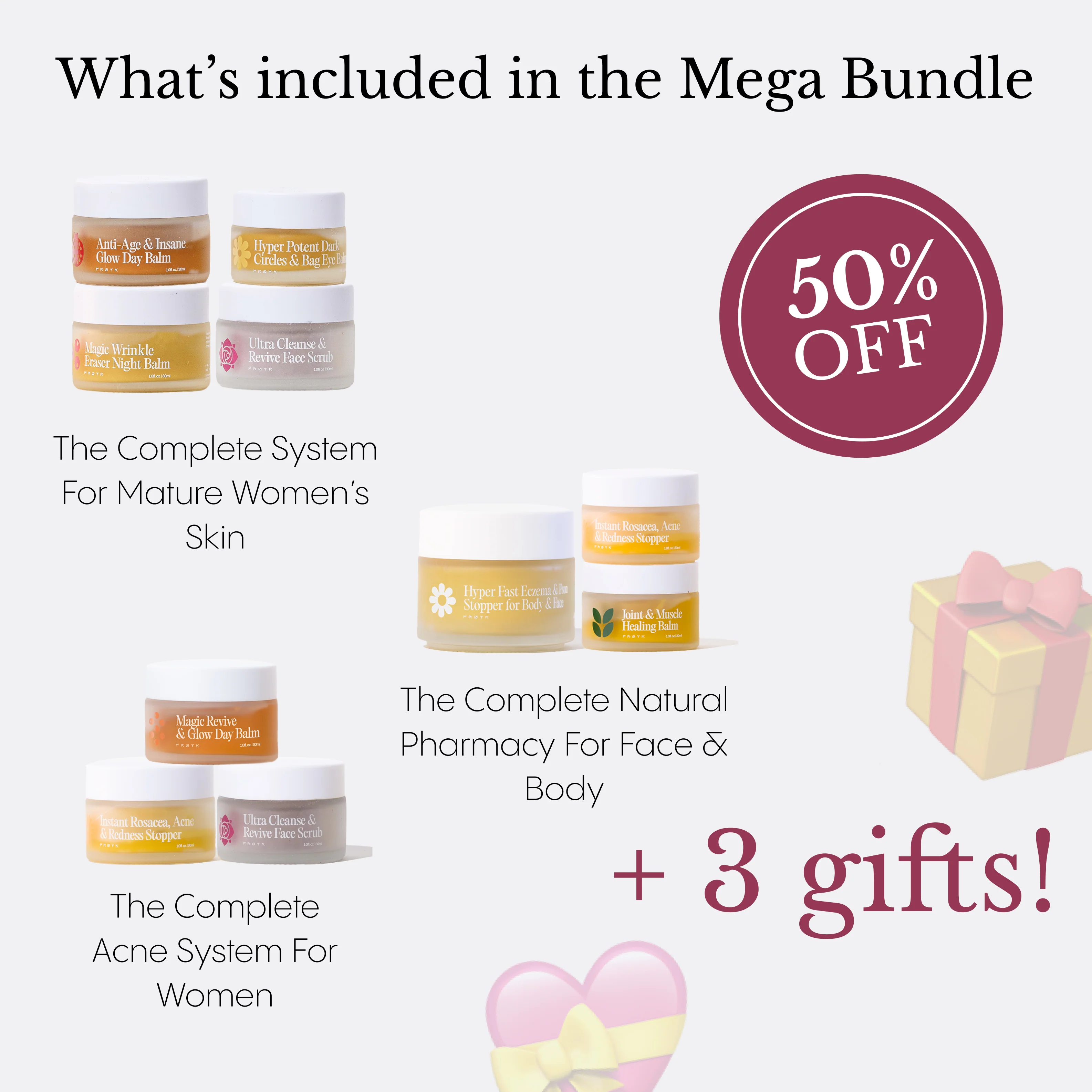 Mega Gift Bundle: All Products at 50% off + 3 Gifts - Image 3
