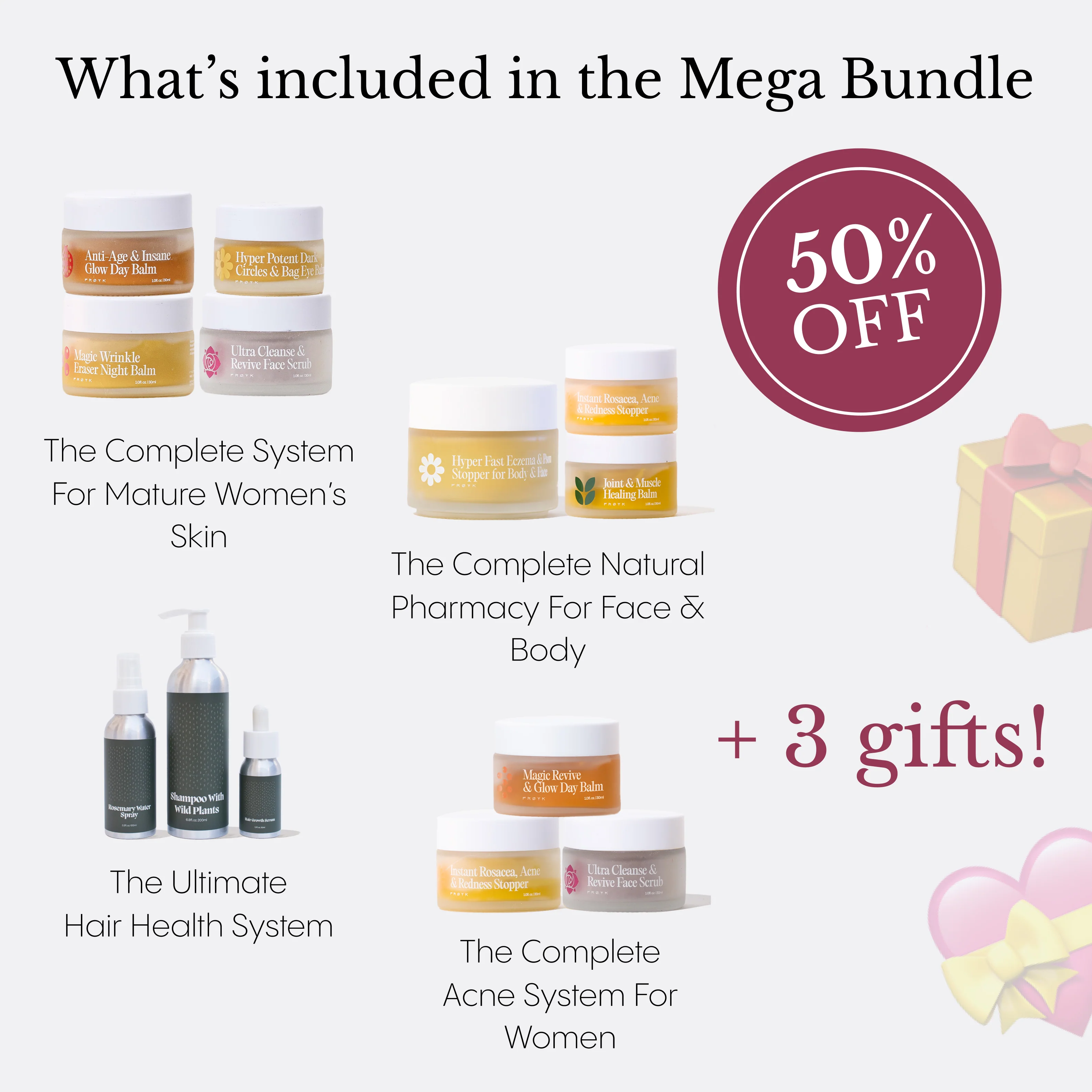 Mega Gift Bundle: All Products at 50% off + 3 Gifts - Image 3